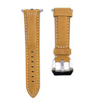 BSTRAP BStrap Leather Lux szíj Apple Watch 42/44/45mm, silver/brown