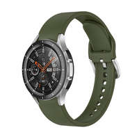 BSTRAP Bstrap Silicone szíj Samsung Galaxy Watch 4 / 5 / 5 Pro / 6, olive green