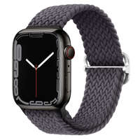 BSTRAP BStrap Elastic Nylon szíj Apple Watch 38/40/41mm, space gray
