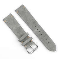 BSTRAP BStrap Suede Leather szíj Samsung Galaxy Watch Active 2 40/44mm, gray