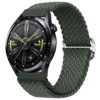 BSTRAP BStrap Elastic Nylon szíj Samsung Galaxy Watch 3 41mm, olive green