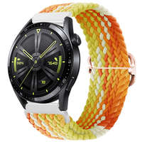 BSTRAP BStrap Elastic Nylon szíj Samsung Galaxy Watch 3 41mm, fragrant orange