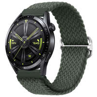 BSTRAP BStrap Elastic Nylon szíj Samsung Galaxy Watch 3 45mm, olive green