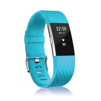 BSTRAP BStrap Silicone Diamond (Large) szíj Fitbit Charge 2, blue