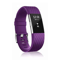 BSTRAP BStrap Silicone Diamond (Large) szíj Fitbit Charge 2, purple