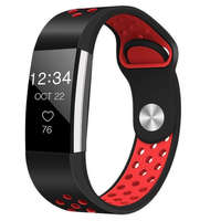 BSTRAP BStrap Silicone Sport (Small) szíj Fitbit Charge 2, black/red
