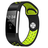 BSTRAP BStrap Silicone Sport (Small) szíj Fitbit Charge 2, black/green