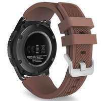 BSTRAP BStrap Silicone Sport szíj Huawei Watch GT 42mm, brown