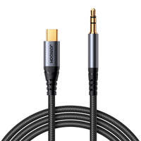 JOYROOM Joyroom SY-A07 Audio kábel 3.5 mm jack - USB-C 1.2m, fekete