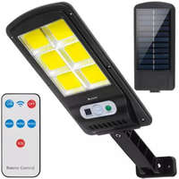 MG MG Wall Solar Lamp napelemes lámpa 120 LED, fekete