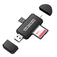 MG MG Card Reader kártyaolvasó USB-C / USB, fekete
