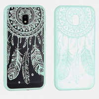 MG MG Lace Pattern 3 műanyag tok Huawei P9 Lite 2017, kék