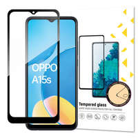 MG MG Full Glue Super Tough üvegfólia Oppo A15s / A15, fekete