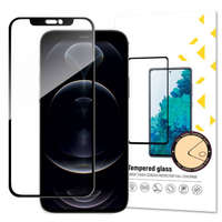 MG MG Full Glue Super Tough kijelzővédő üvegfólia iPhone 14 Plus / 13 Pro Max, fekete