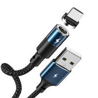 Remax Remax Zigie mágneses kábel USB / Micro USB 3A 1.2m, fekete