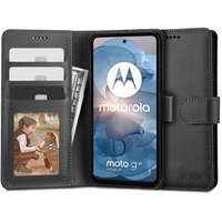 Tech-Protect Tech-Protect Wallet könyv tok Motorola Moto G24 / G24 Power / G04, fekete