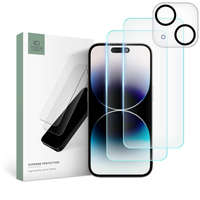 Tech-Protect Tech-Protect Supreme Set üvegfólia iPhone 15 Plus