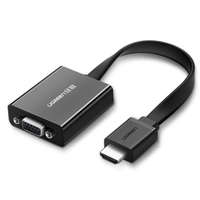 UGREEN Ugreen MM103 adapter HDMI - VGA micro USB / 3.5 mm mini jack, fekete
