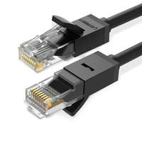 UGREEN Ugreen Flat hálózati kábel LAN Cat.6 5m, fekete