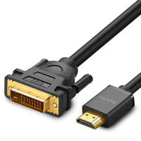 UGREEN Ugreen HD106 kábel DVI / HDMI FullHD M/M 1.5m, fekete