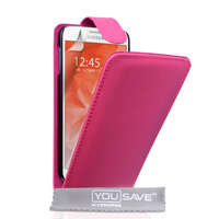 YouSave YouSave Flip bőrtok Leather-Effect Samsung Galaxy S6 Rózsaszín