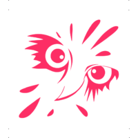  Angry birds autó matrica pink #647