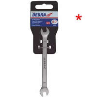 DEDRA Lapos kulcs, kétoldalas CrV 6x7 mm, PVC tartóval