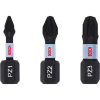 BOSCH BOSCH Bithegy készlet 3 részes PZ1 / PZ2 / PZ3 x 25 mm Impact Control