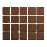 VOREL VOREL Öntapadós csúszásgátlós bútorláb alátét négyszög barna 20 x 20 mm (20 db/cs)