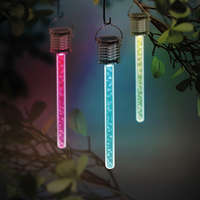 GLOBIZ RGB LED-es szolár lámpa - buborékos - 175 x 30 mm