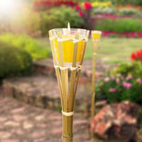 GLOBIZ Citronella illatgyertya + fáklya - bambusz - 75 x 6,5 cm
