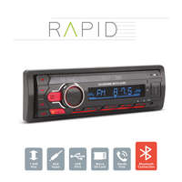 GLOBIZ Fejegység "Rapid" - 1 DIN - 4 x 50 W - BT - MP3 - AUX - SD - USB