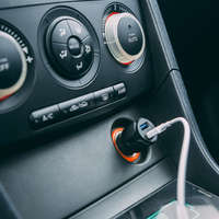 GLOBIZ Autós szivargyújtó adapter - 2 x USB aljzattal - 2,4 A - Fekete
