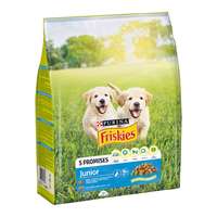 Friskies Junior száraz kutyaeledel, csirke zöldségekkel ízesítésű 3kg