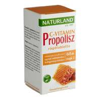 Naturland Magyarország Kft. Naturland Propolisz rágótabletta C-vitaminnal, méz ízű, édesítőszerrel 60db