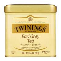 Twinings Earl Grey fémdobozos fekete tea 100g