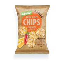 Benlián Benlian Jalapeno paprikás és sajtos ízű kukorica és rizs chips 50 g