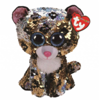 TY TY BOOS plüss figura STERLING flitteres leopárd 15 cm