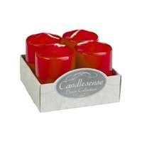 Adventi gyertya piros 4x60g