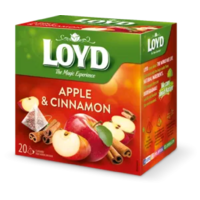 Loyd Loyd piramis filteres tea alma-fahéj ízű (20x2,25g)