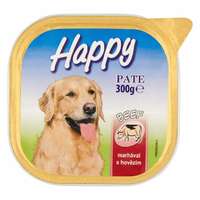 Happy alutálcás kutyaeledel, marha ízesítéssel 300g