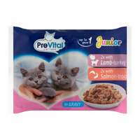 Prevital Junior alutasakos macskaeledel, vegyes ízesítéssel 4x100g