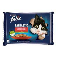 Félix Fantastic alutasakos macskaeledel, hús válogatás zöldséggel 4x85g