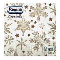 Sofidel Hungary Kft. Regina karácsonyi szalvéta 3 rétegű 15db arany hópehely