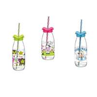 Enger-Impex Kft Üvegpalack szívószállal 500ml