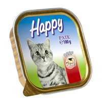 Happy alutálcás macskaeledel, marha ízesítéssel 100g