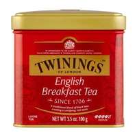 Twinings English Breakfast fémdobozos fekete tea 100g