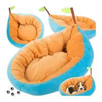 Párnázott kutya, macskaágy, kék (52*45*cm)