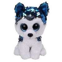 Ty TY BOOS plüss figura Slush (flitteres husky kutya) 15 cm
