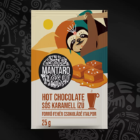 Mantaro forró fehér csokoládé italpor sós karamell ízű 25 g